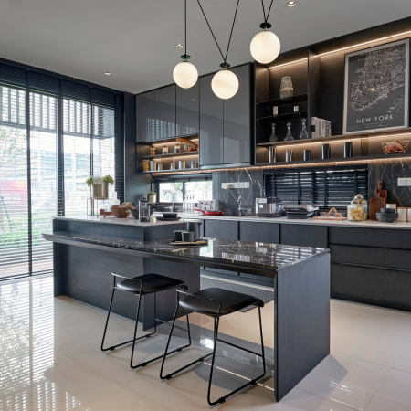 Dark Grey Kitchen